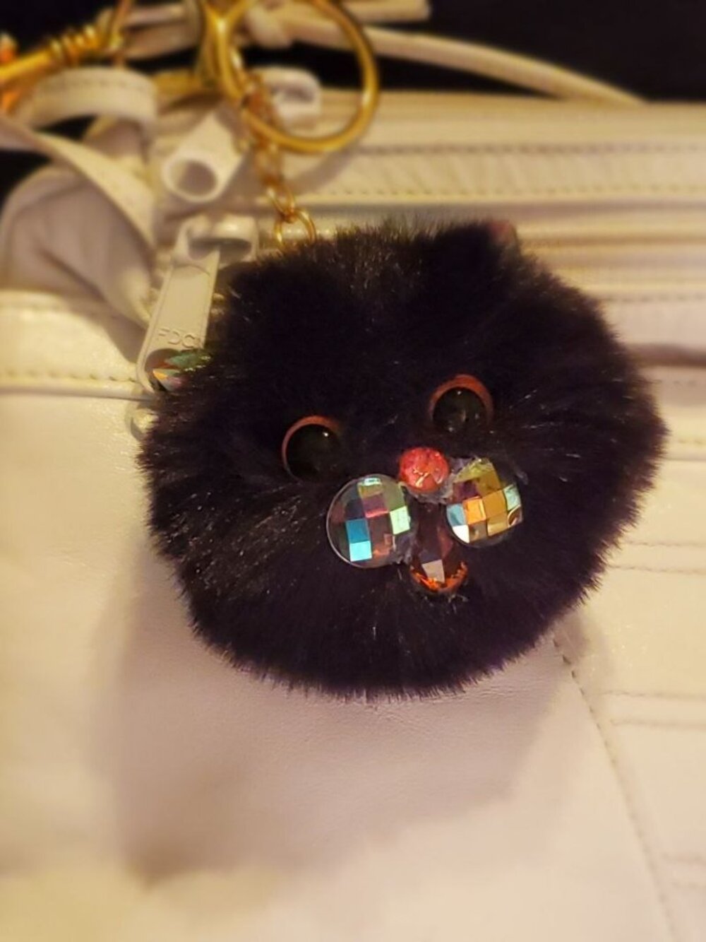 Disco Kool Kitty Purse Charm